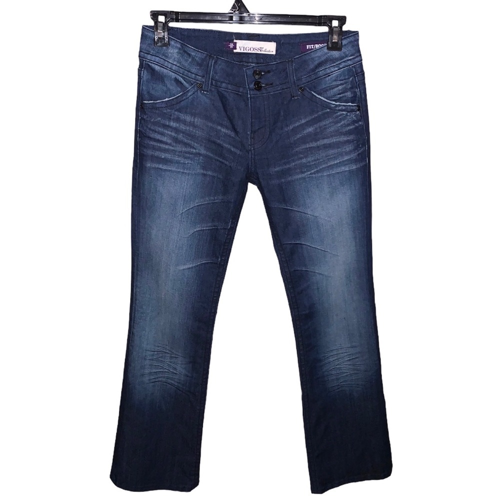 Vigoss Collection Fit Boot Cut Jeans Blue Woman’s Size 7/8 - 29 Blue 30x33